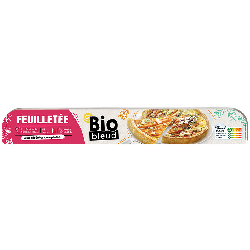 Pâte feuilletée aux céréales complètes - Biobleud - Cuisinons