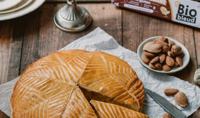 Galette des rois à la frangipane et pomme (sans gluten) - Biobleud